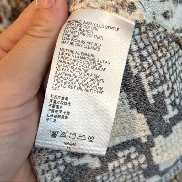 Maeve by Anthropologie Snakeskin Dress Size XS Maeve Juno Snake Print Mini Dress - Picture 7 of 11